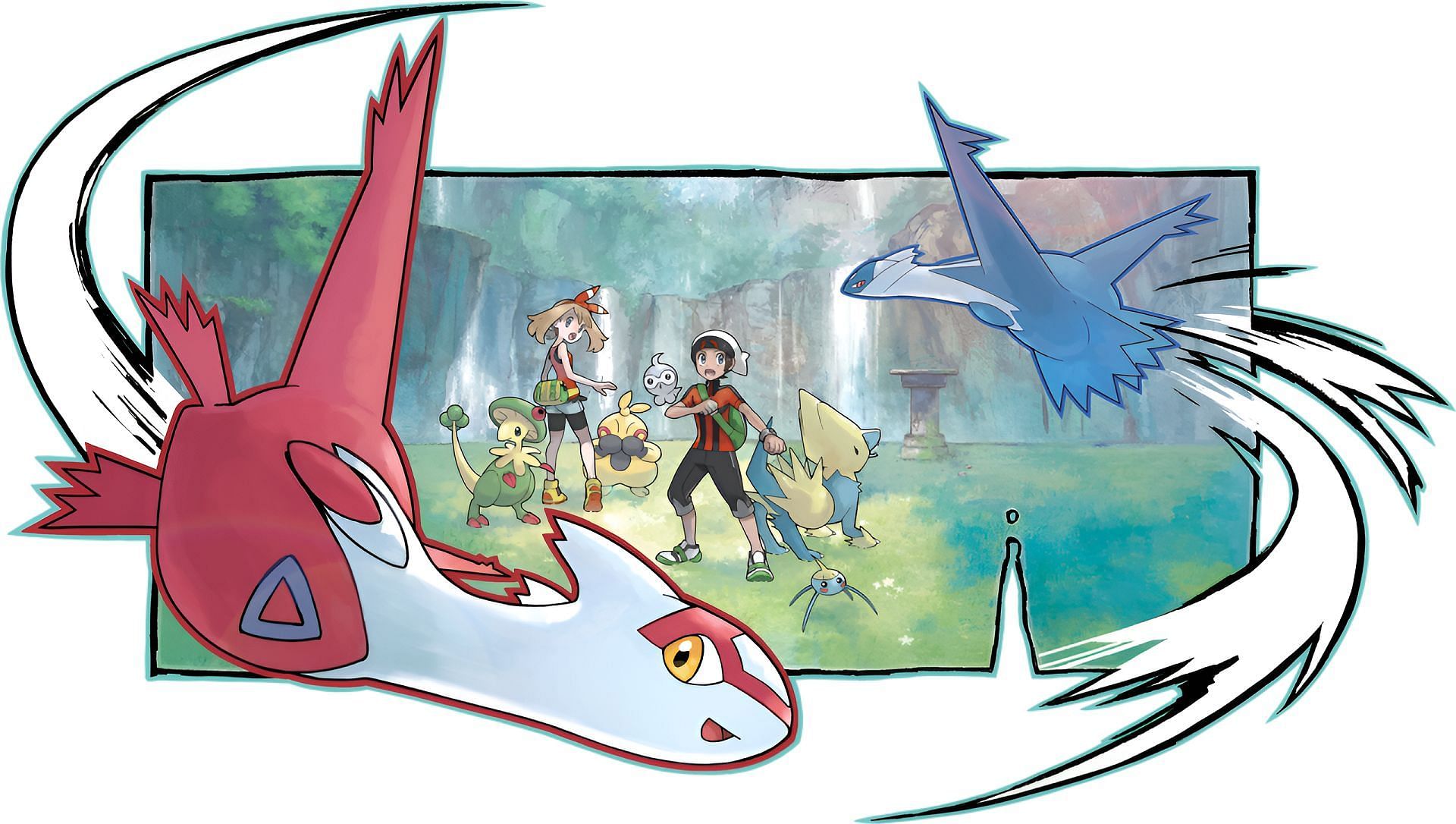 Latios and Latias share a base stat total but have different spreads (Image via The Pokemon Company)