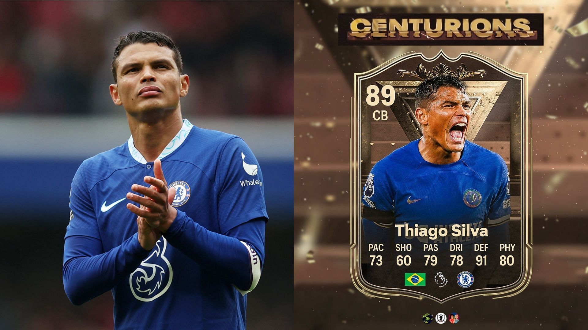 A new EA FC 24 Centurions SBC has been leaked (Images via Chelsea, Twitter/FUT Sheriff)