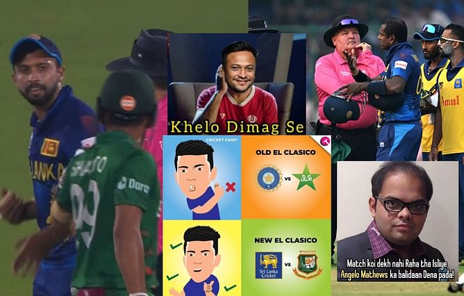 "Match koi dekh nahi raha tha isiliye Mathews ka balidaan dena pada!"- Top 10 funny memes as Bangladesh beat Sri Lanka in a heated match in World Cup