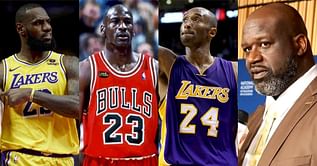 Shaquille O’Neal doubts LeBron James will ever catch up to Michael Jordan and Kobe Bryant: "Achieving it will be very difficult"