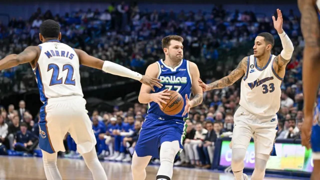 Luka Doncic is raring to play against the Washington Wizards tonight.