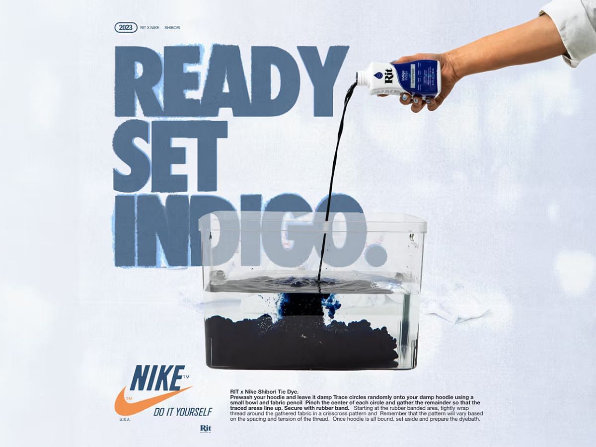 Nike x Rit Shibori Tie-Dye Kit (Image via Rit Dye)