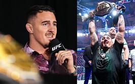 "None of them were bothered” - Tom Aspinall shares his child’s hilarious reaction to him winning the title at UFC 295