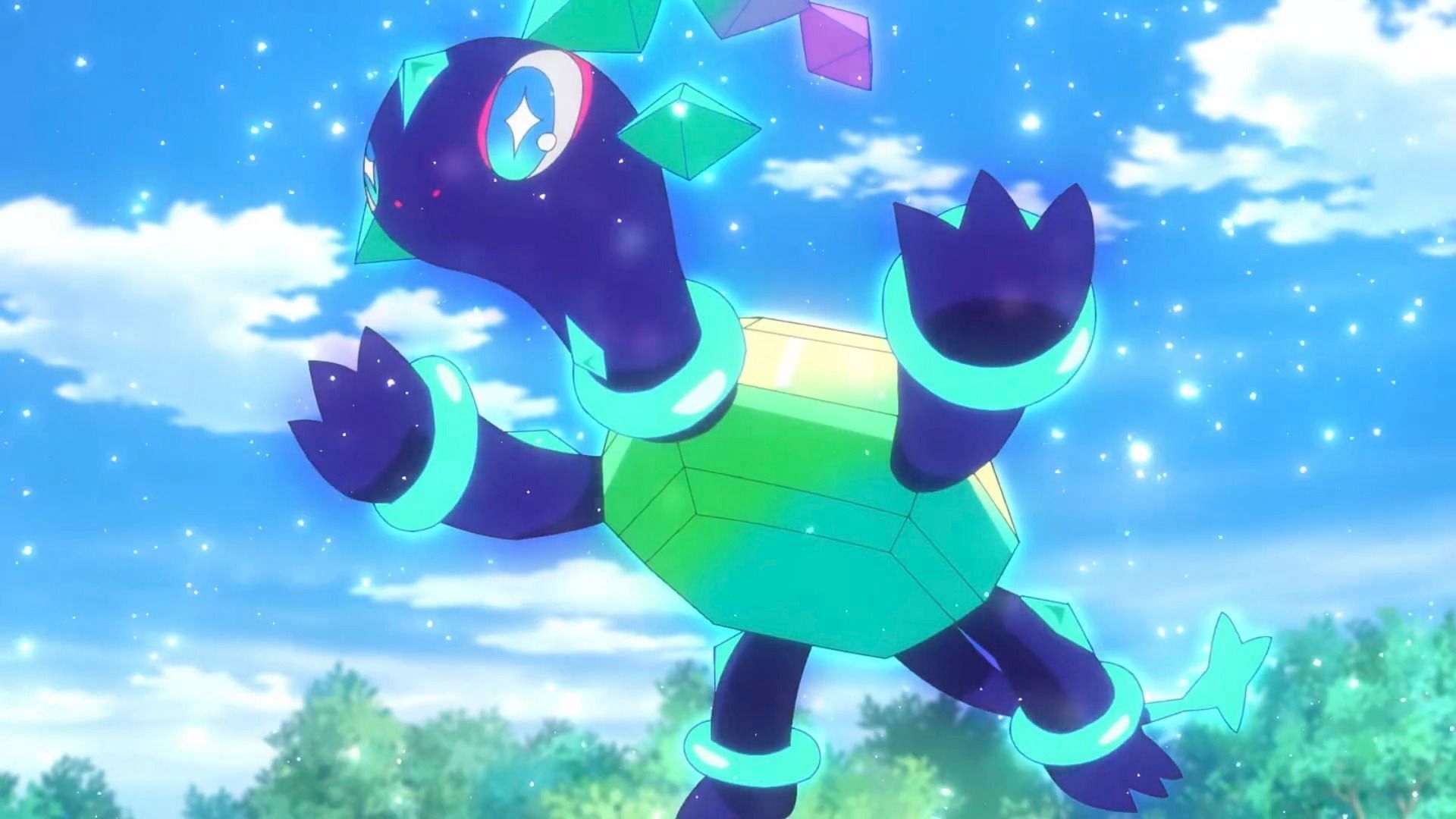 Liko and Terapagos as seen in the Pokemon anime (Image via OLM)