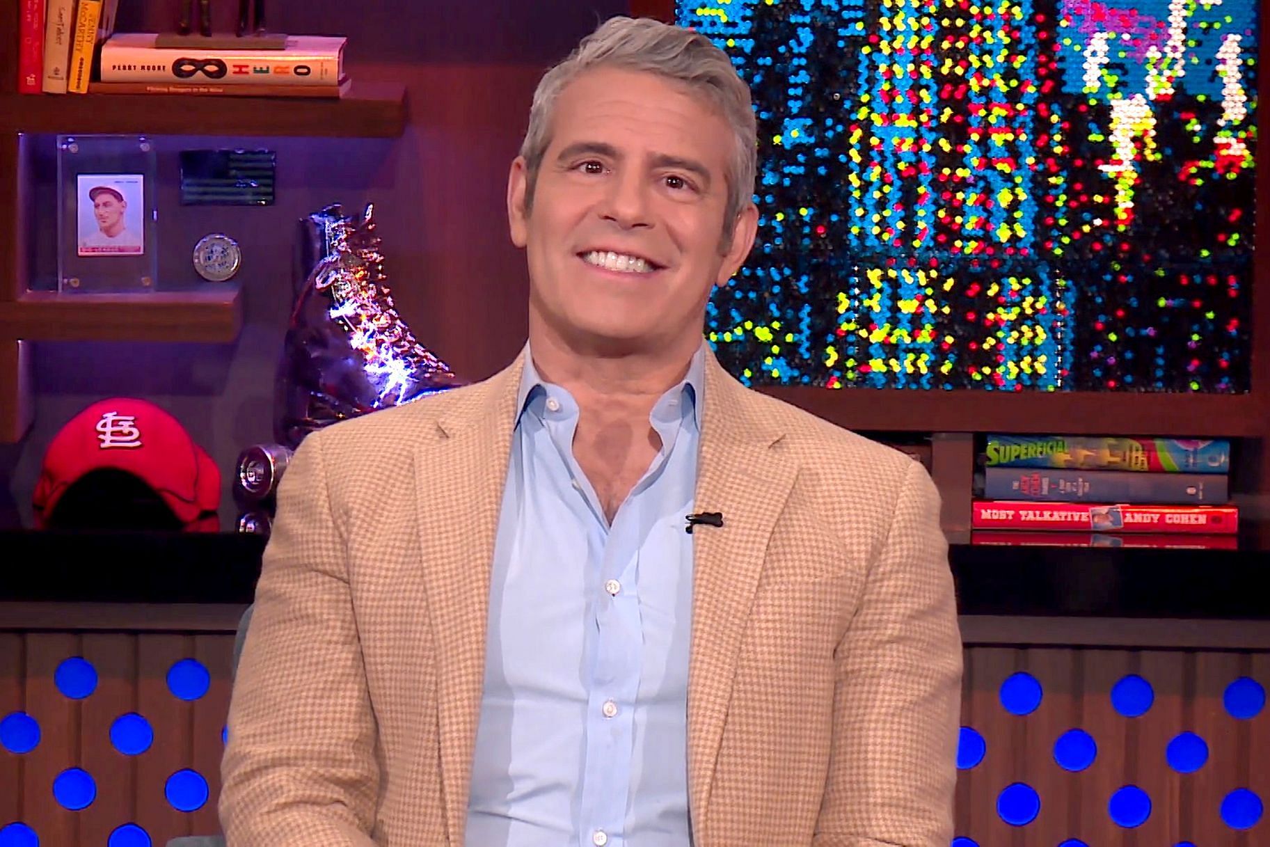 Andy Cohen talked about the RHOSLC reunion on BravoCon 2023. (Image via Bravo)