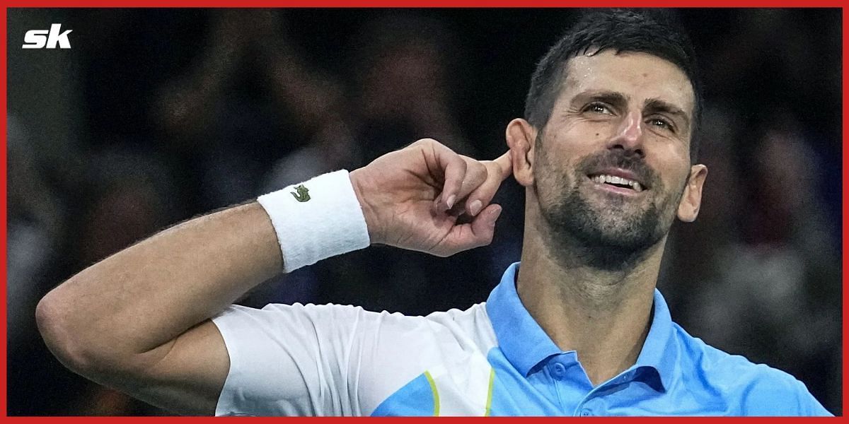 Novak Djokovic is currently playing at the ATP Finals.