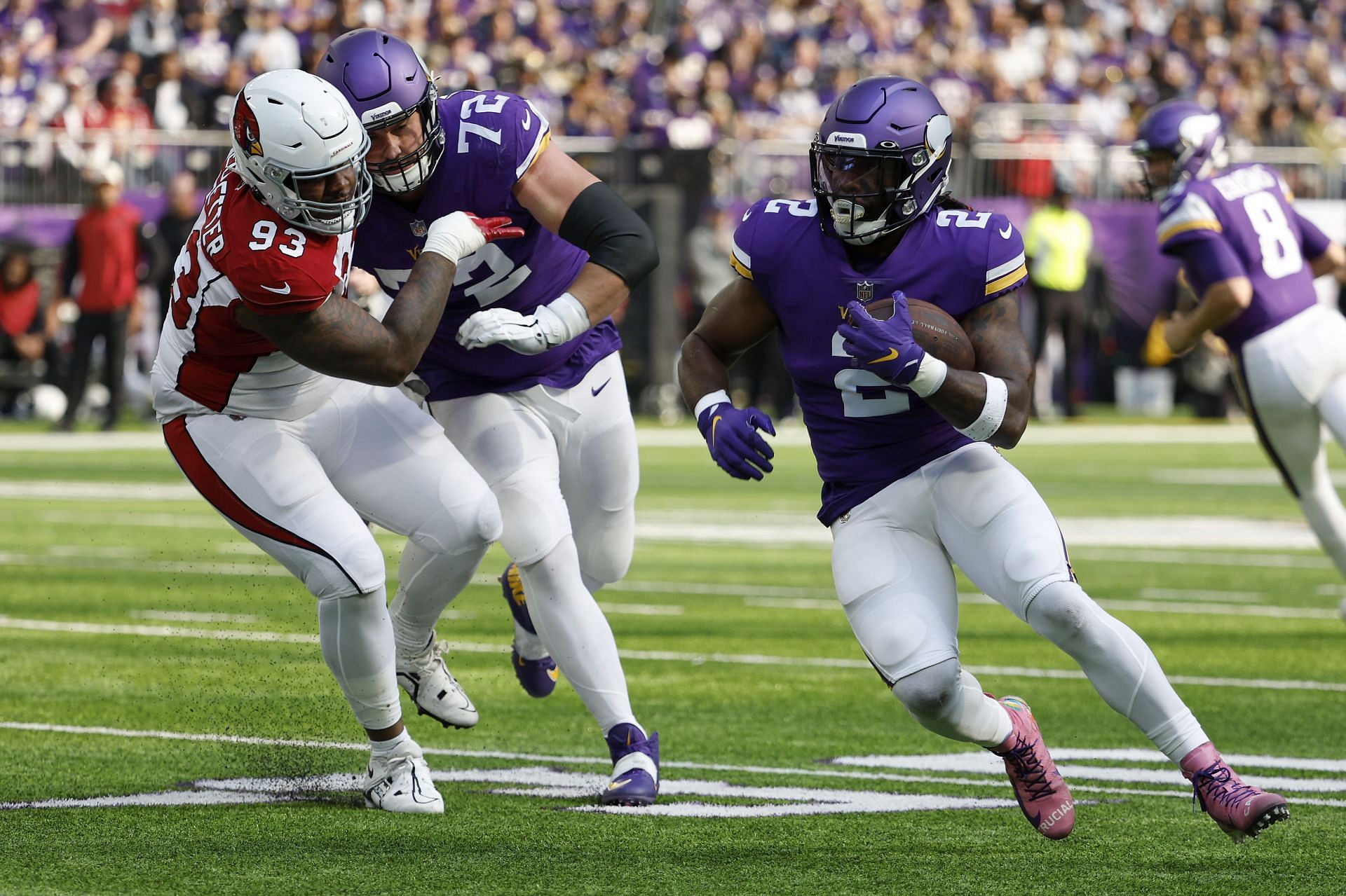 Alexander Mattison during Arizona Cardinals v Minnesota Vikings