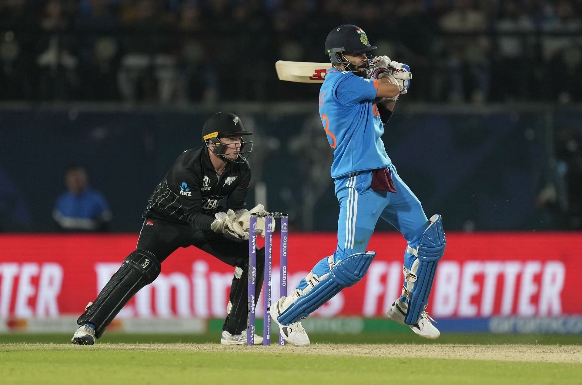 India defeated New Zealand while chasing in their league-stage clash. [P/C: AP]