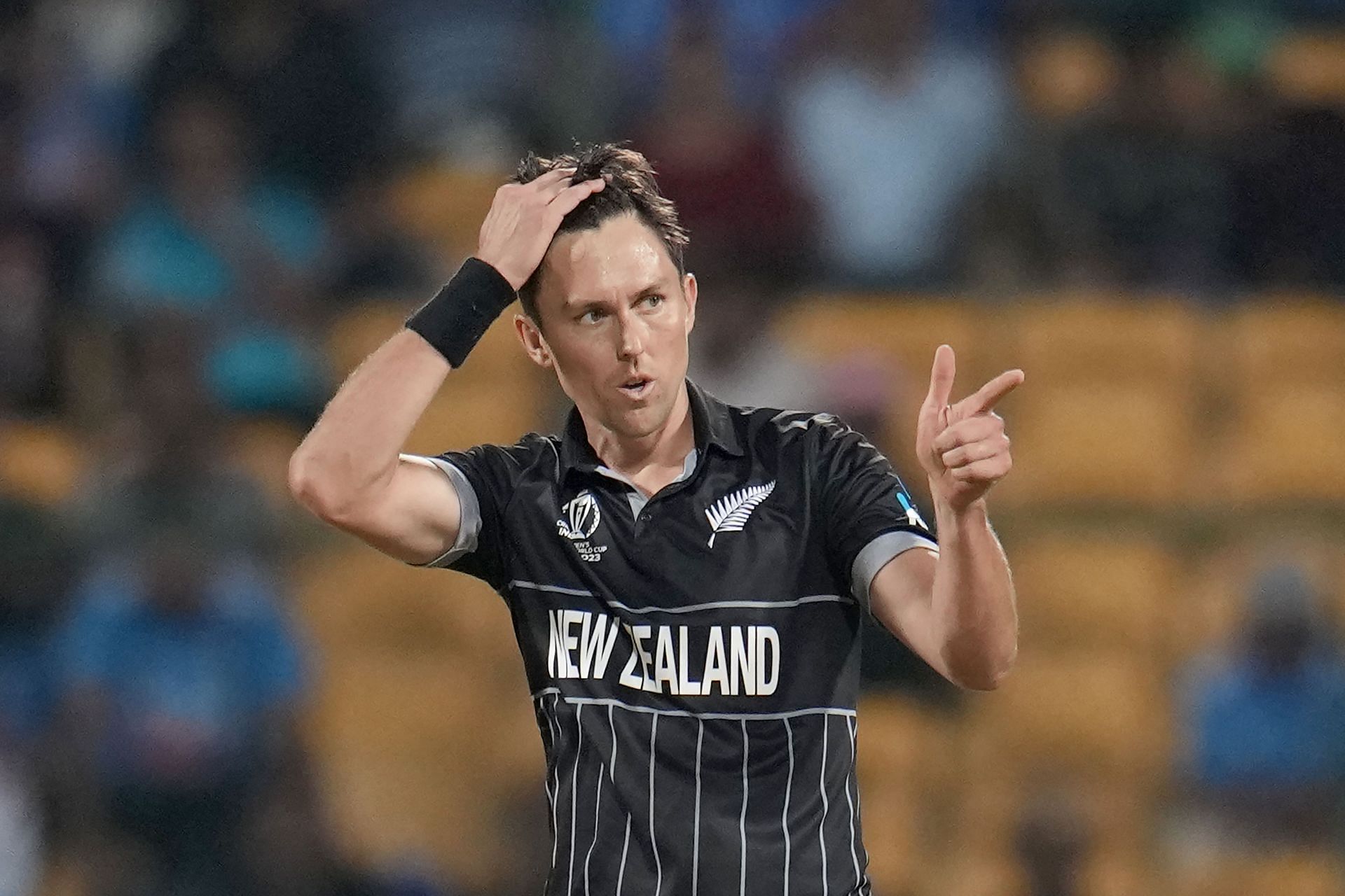 Trent Boult has not been at his penetrative best with the new ball. [P/C: AP]