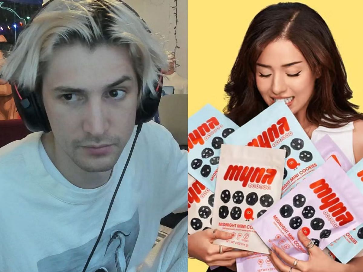 xQc reacts to Ludwig saying that Pokimane is more famous than him (Image via Sportskeeda)
