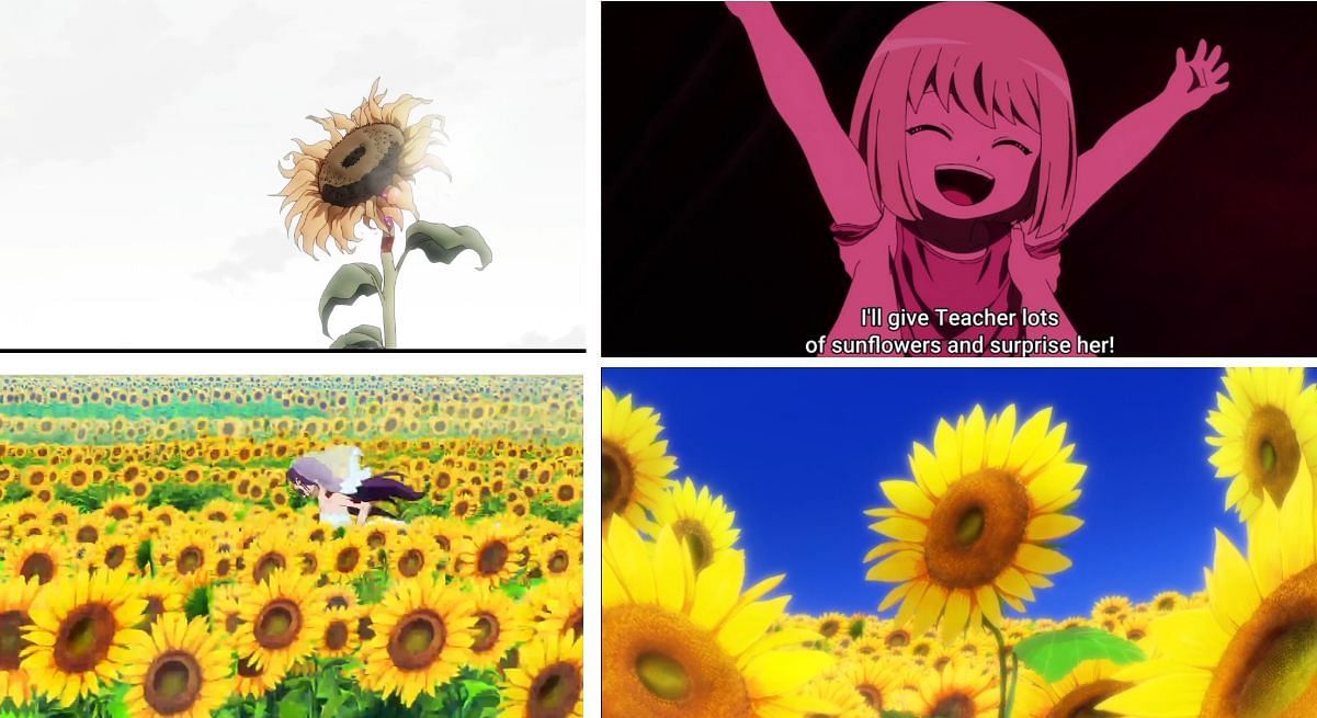 Sunflowers in Undead Unluck episode 7 (Image via Sportskeeda)