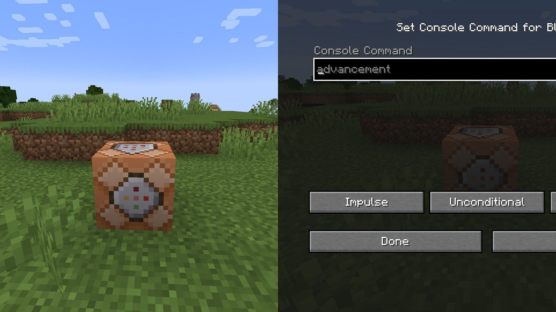 Execute unique commands at will with the command block in Minecraft (Image via Mojang) 