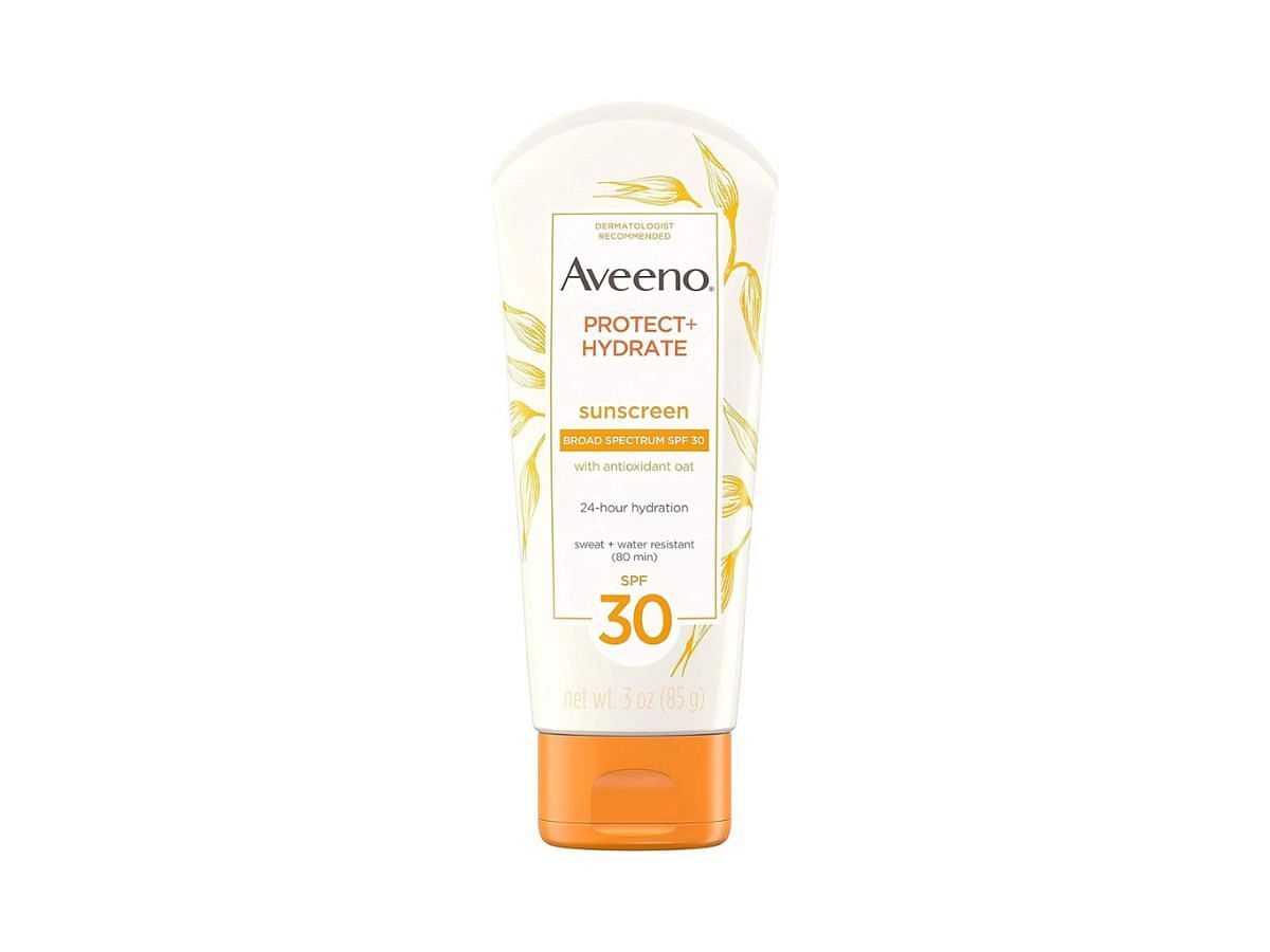 Aveeno Protect + Hydrate Sunscreen (Image via Amazon)