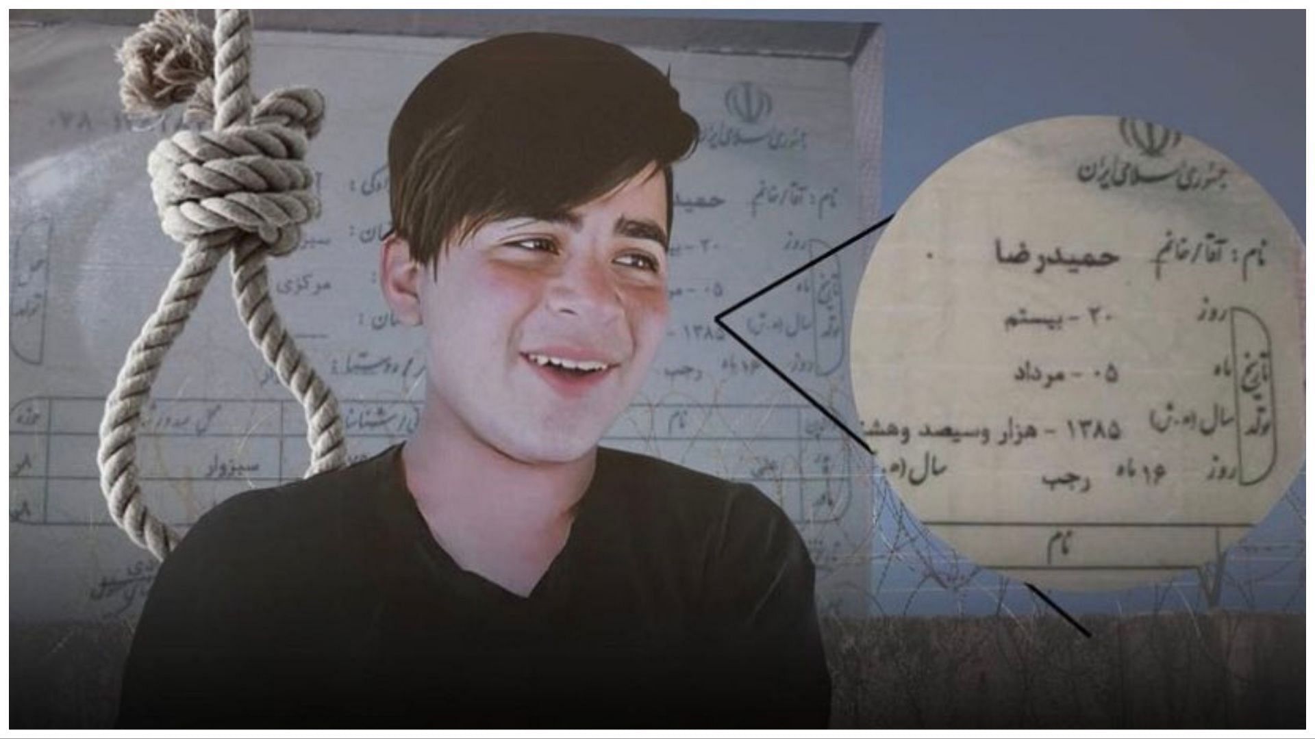 Azari was a late teen who was executed (Image via X / @desireerugani)