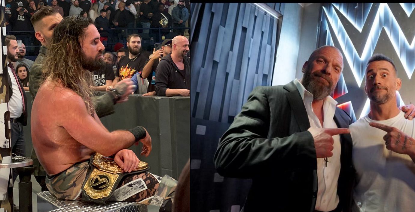 Seth Rollins has some issues with CM Punk