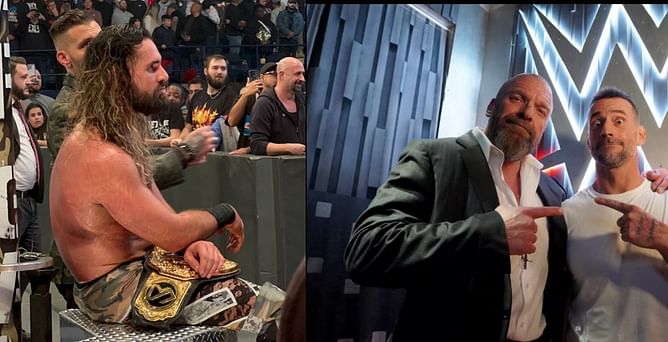 Watch: Seth Rollins attempts to confront CM Punk following his WWE return