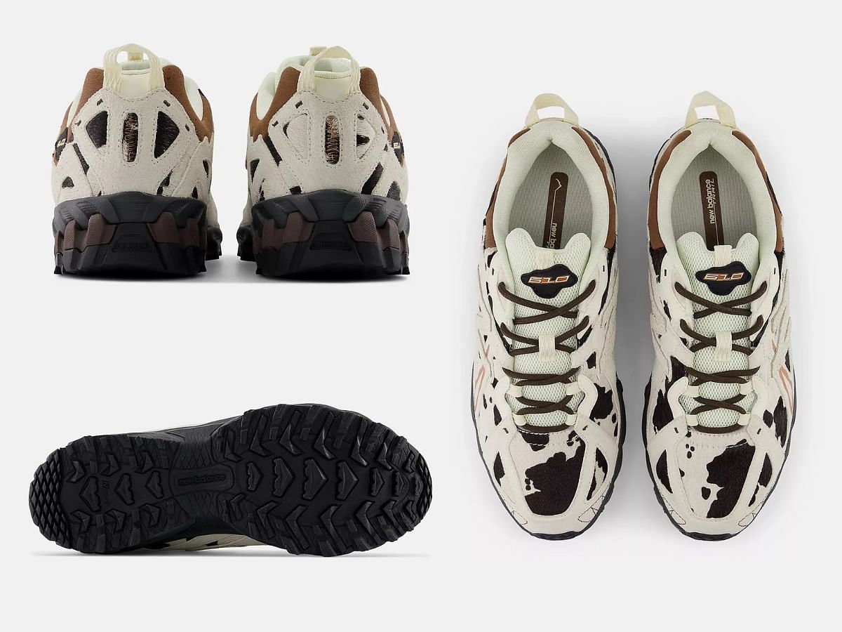 New Balance 610 Cow Print sneakers (Image via Sneaker News)