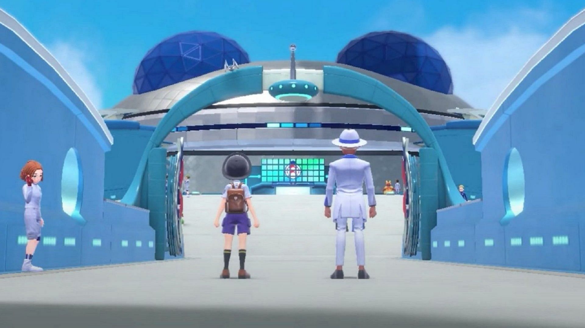 Blueberry Academy is a place of learning and competition in The Indigo Disk. (Image via Game Freak)