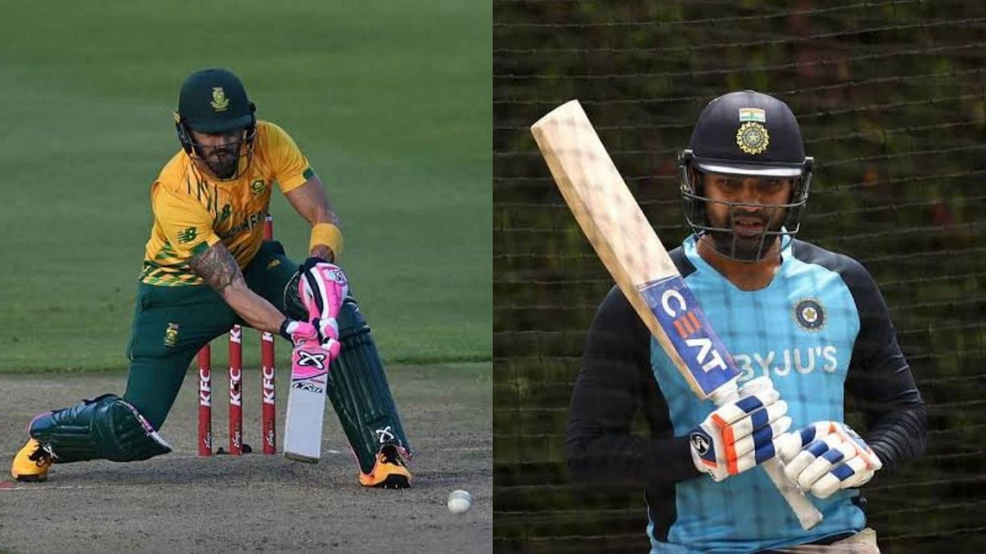 Rohit Sharma and Faf du Plessis feature on this list