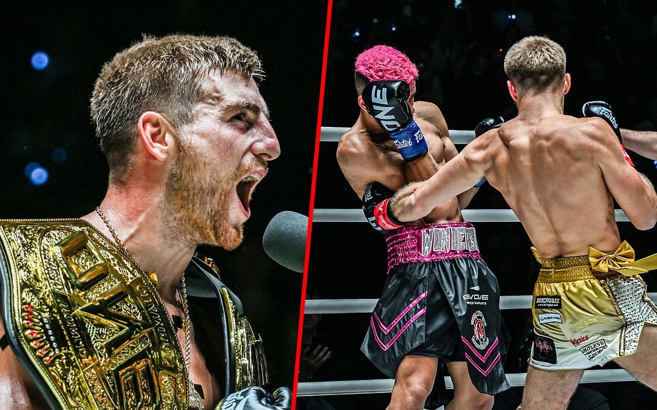 Jonathan Haggerty is confident in his power with smaller Muay Thai gloves