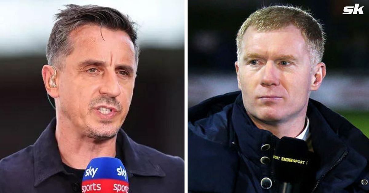 Paul Scholes disagrees with Gary Neville while predicting where Manchester United