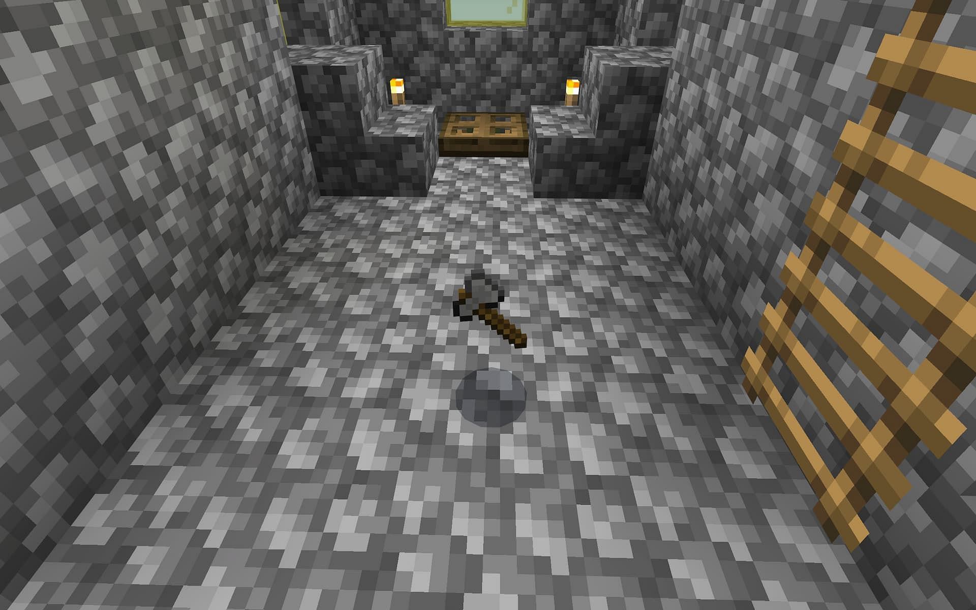 Tools can have multiple uses in the game (Image via Mojang)