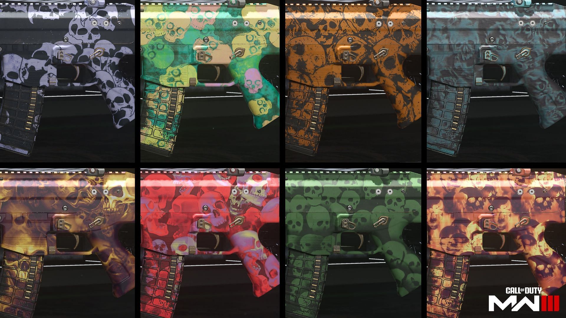 Modern Warfare 3 Zombie mode camos (Image via Activision)