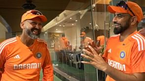 [Watch] "It’s good we are saving your job" - Mohammed Shami's hilarious banter with India's bowling coach after win over Sri Lanka
