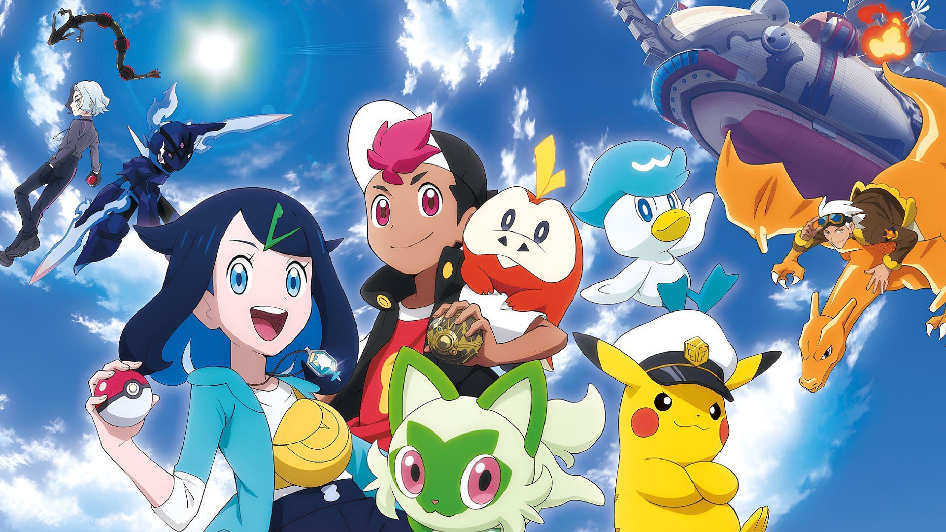 Promotional art for Pokemon Horizons: The Series.