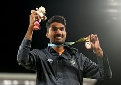 National Games 2023: Tejaswin Shankar breaks National Games record to win gold in decathlon