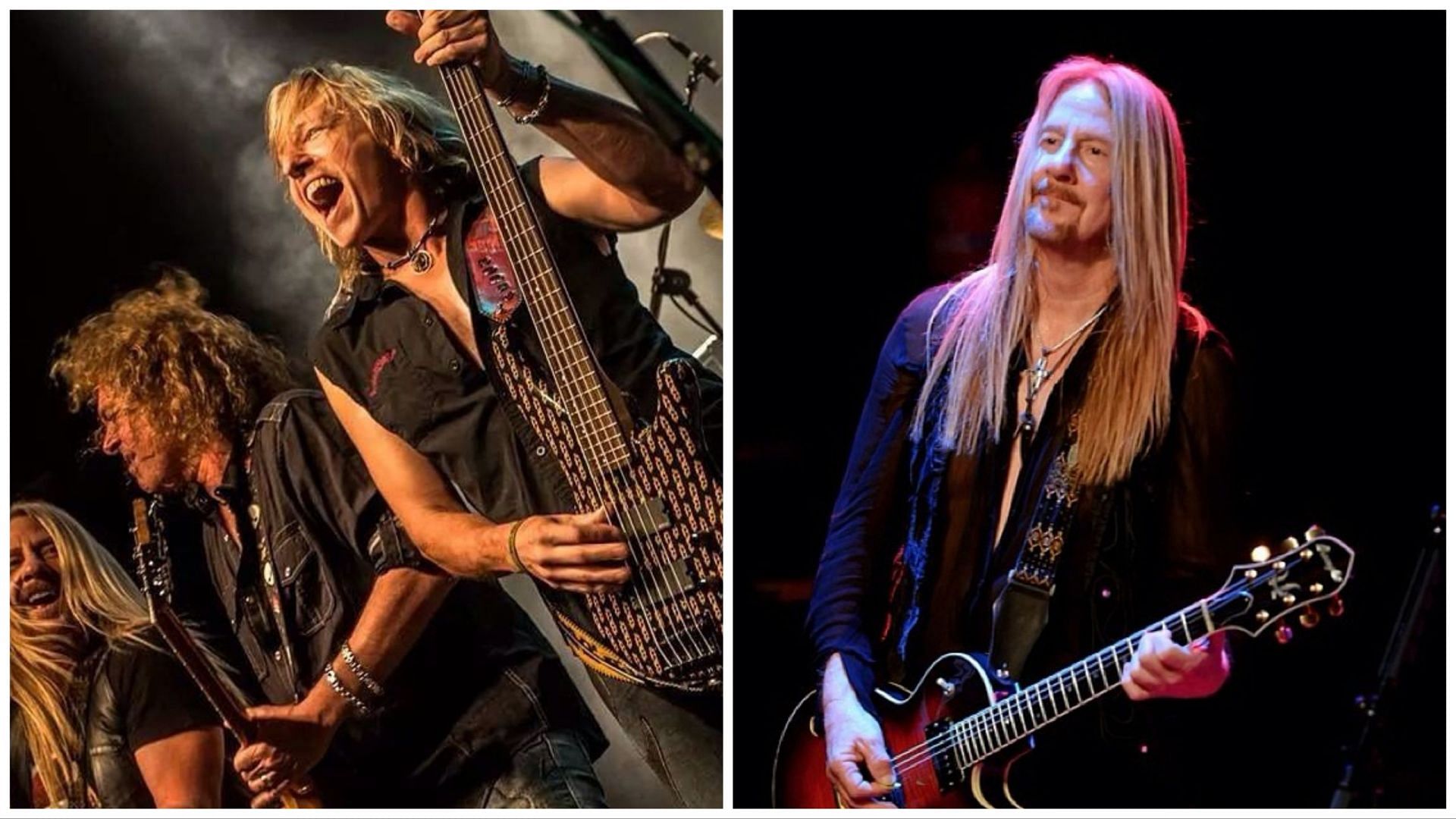 Two Portraits of Y&amp;T (Images via official Instagram of Y&amp;T guitarist John Nymann @johnnymaniac)
