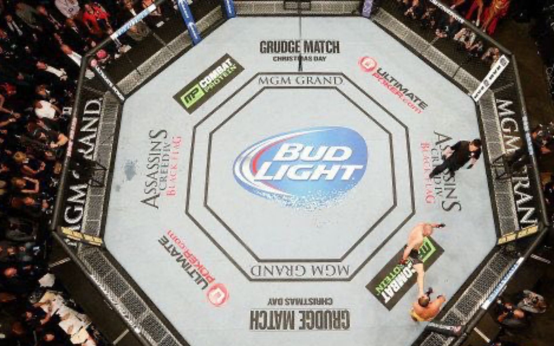 UFC octagon [Image via: @ardyoungin on X] 