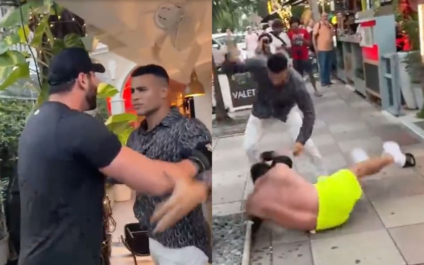 Who is the person beating Zherka in a fight?