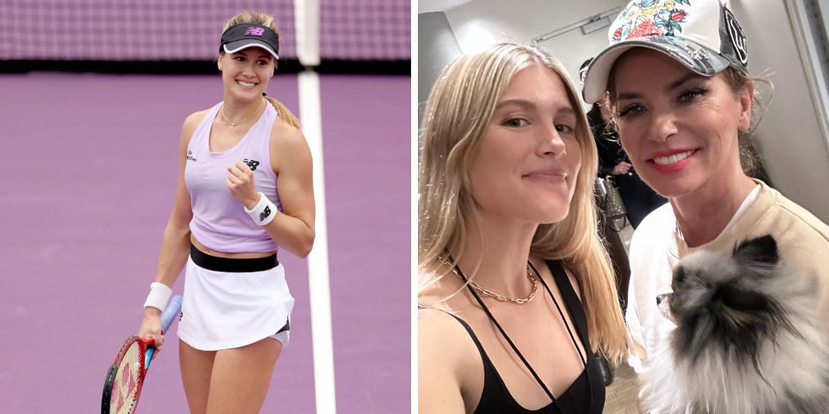 Eugenie Bouchard meets Shania Twain