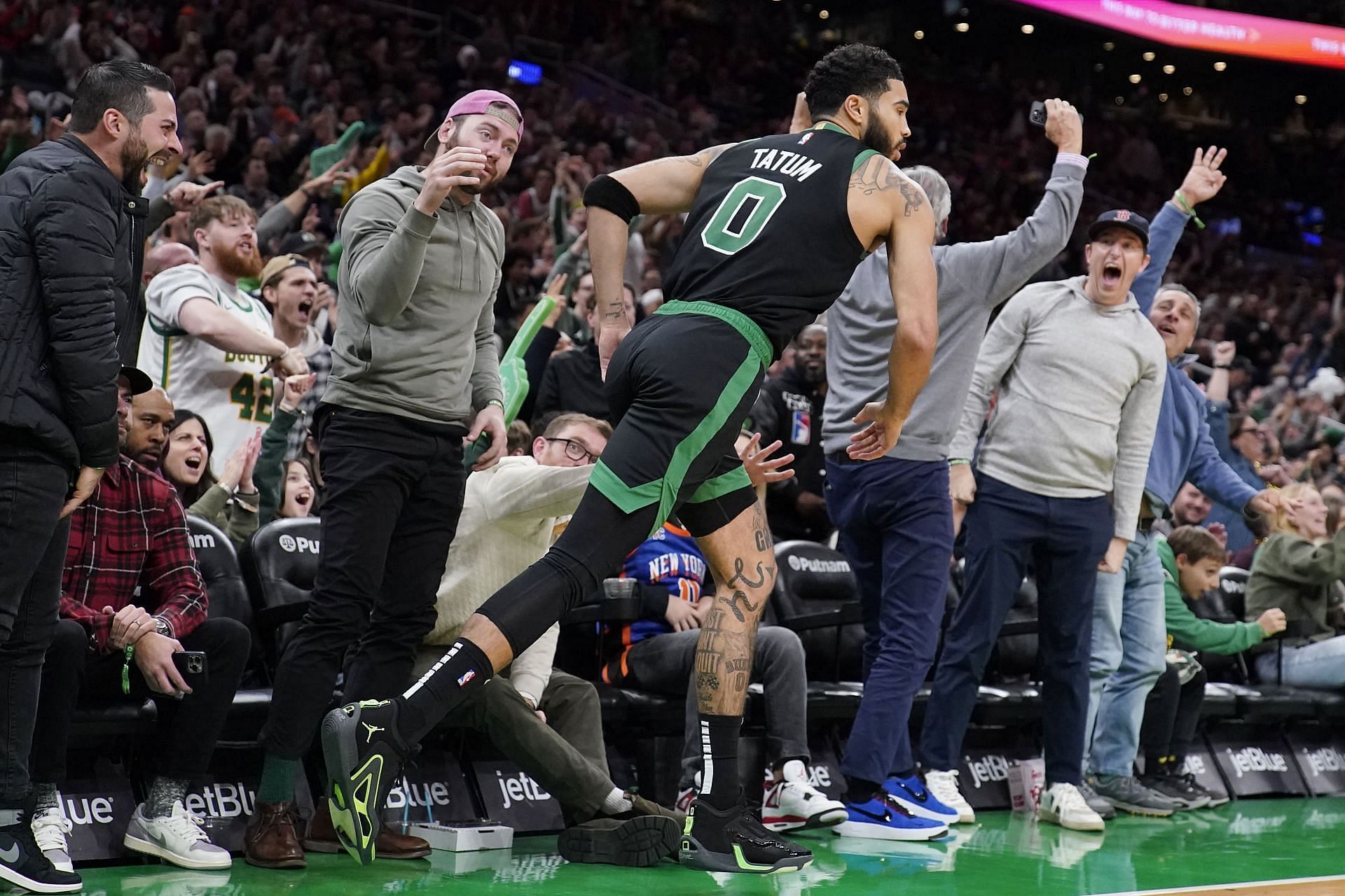 Jayson Tatum in action