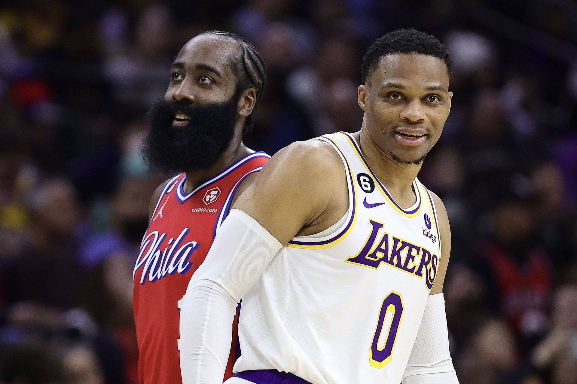 Harden and Westbrook unite for the third time in their career after stints at the OKC Thunder and Houston Rockets