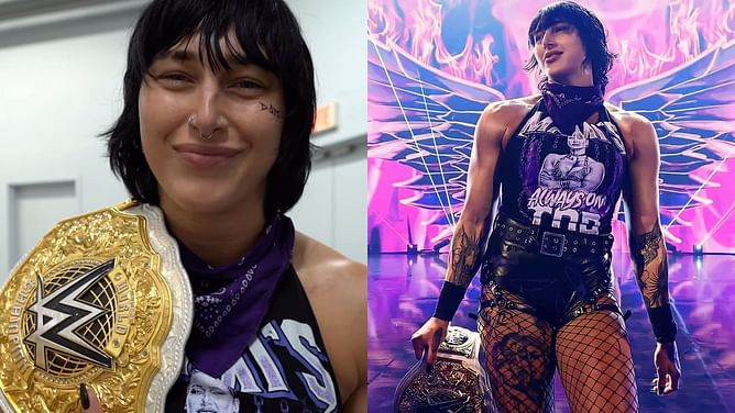 Charlotte Flair, Ava Raine, and several other WWE stars react to Rhea Ripley's new look following Crown Jewel 2023