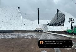 “Symbolic of the future of TGL” – Fans react to the SoFi Stadium Dome collapsing ahead of the TGL season start
