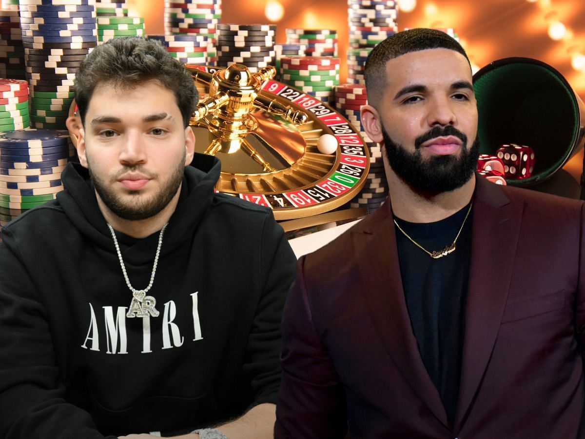 Adin Ross FaceTimes Drake after winning big on Stake (Image via Sportskeeda)