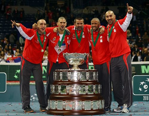 Serbia v France - Davis Cup World Group Final - Day Three