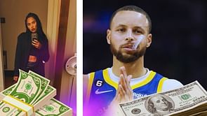 Ayesha Curry rocks all-black wearing crop blazer, cargo pants and $3890 Gucci horsebit chain handbag