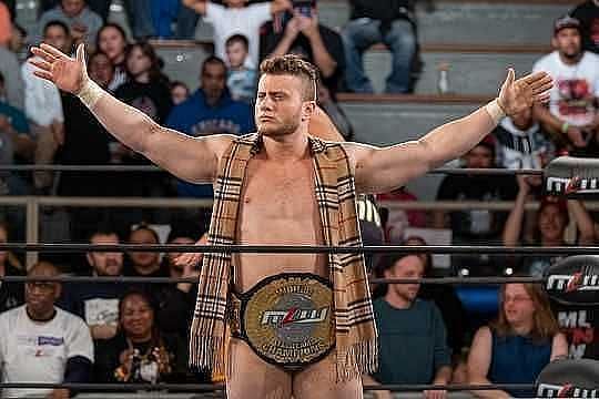 MJF with his MLW Tag Team Championship