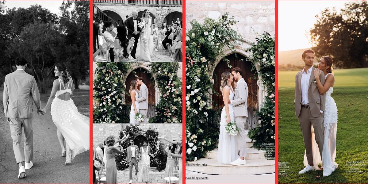 Marta Kostyuk ties the knot in a dreamy wedding in Cyprus