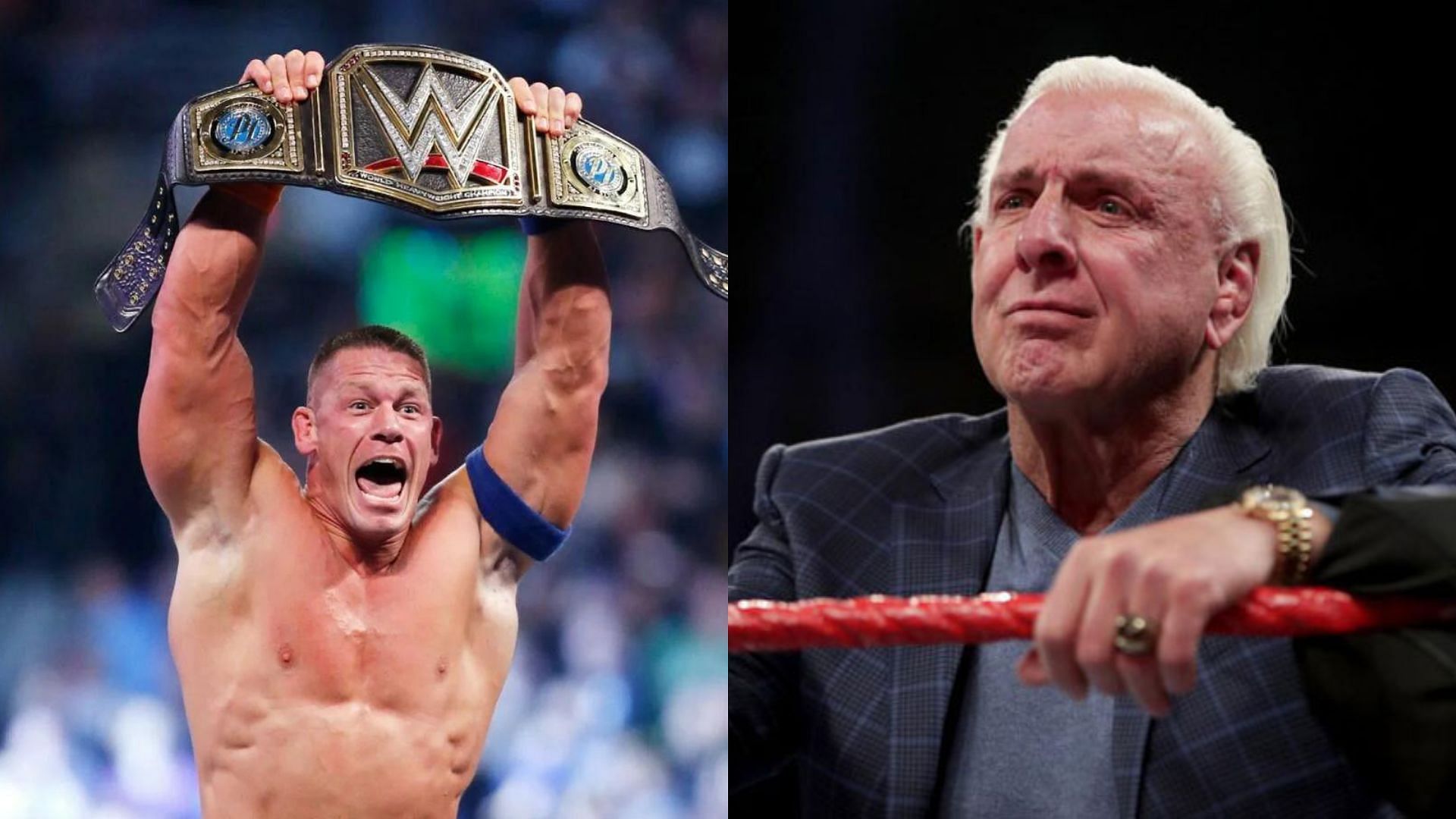 John Cena(left); Ric Flair(right)