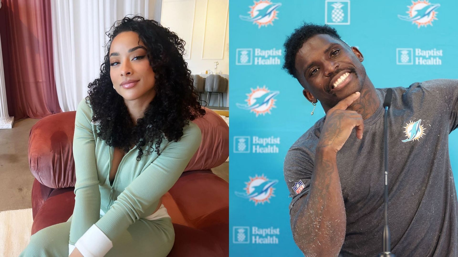Tyreek Hill and Keeta Vaccaro are now spouses