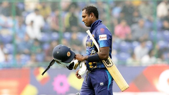 "Middle of a flight and floods" - list of weird reasons behind 5 batters timed out in cricket ft. Angelo Mathews