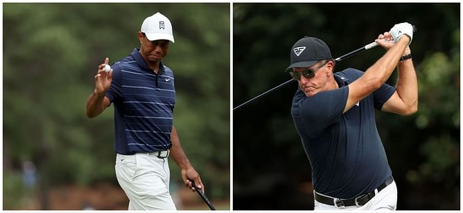 7 golfers including Tiger Woods and Phil Mickelson, who own a private jet