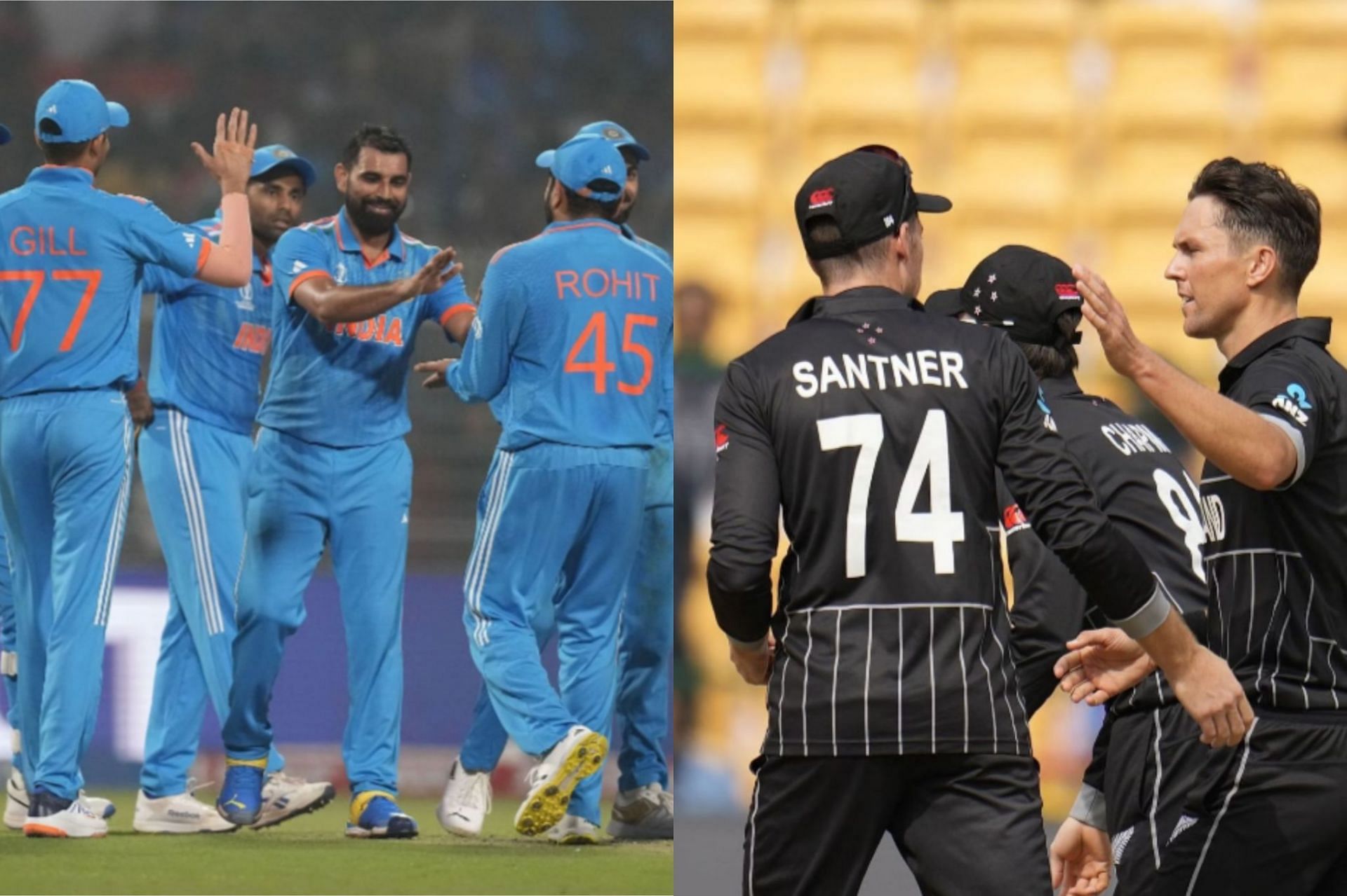 India and New Zealand to go head-to-head in the first Semi-final [Getty Images]