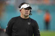 Josh McDaniels at Las Vegas Raiders v Miami Dolphins
