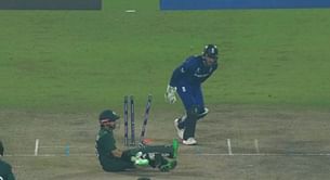 [Watch] Mohammad Rizwan suffers freak injury after Moeen Ali dismisses him in ENG vs PAK 2023 World Cup match